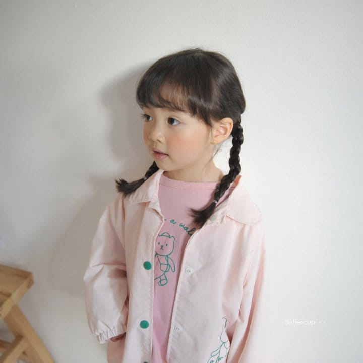 Buttercup - Korean Children Fashion - #littlefashionista - Walk Bear Tee - 2