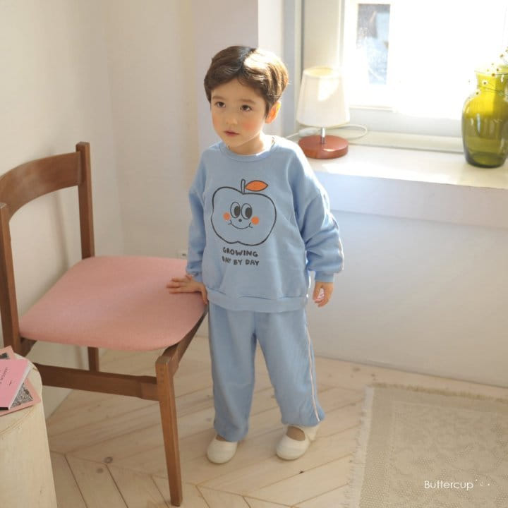 Buttercup - Korean Children Fashion - #minifashionista - Growing Apple Top Bottom Set