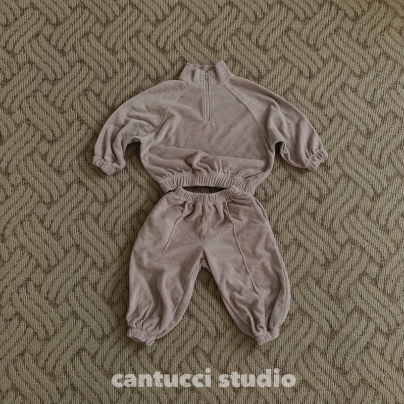 Cantucci Studio - Korean Children Fashion - #childofig - Bobo Terry Half Zip-up - 5