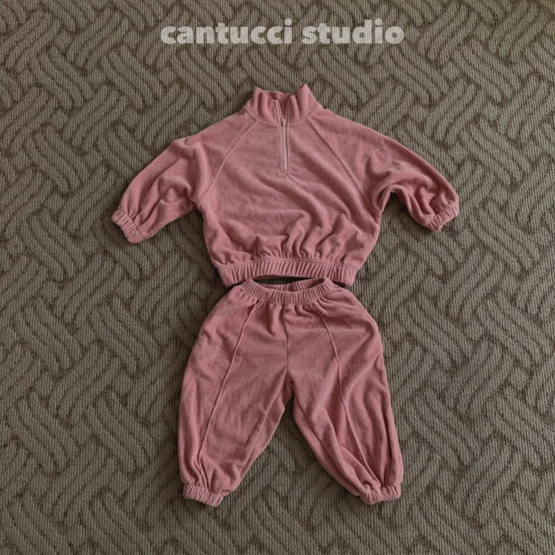 Cantucci Studio - Korean Children Fashion - #childrensboutique - Bobo Terry Half Zip-up - 6
