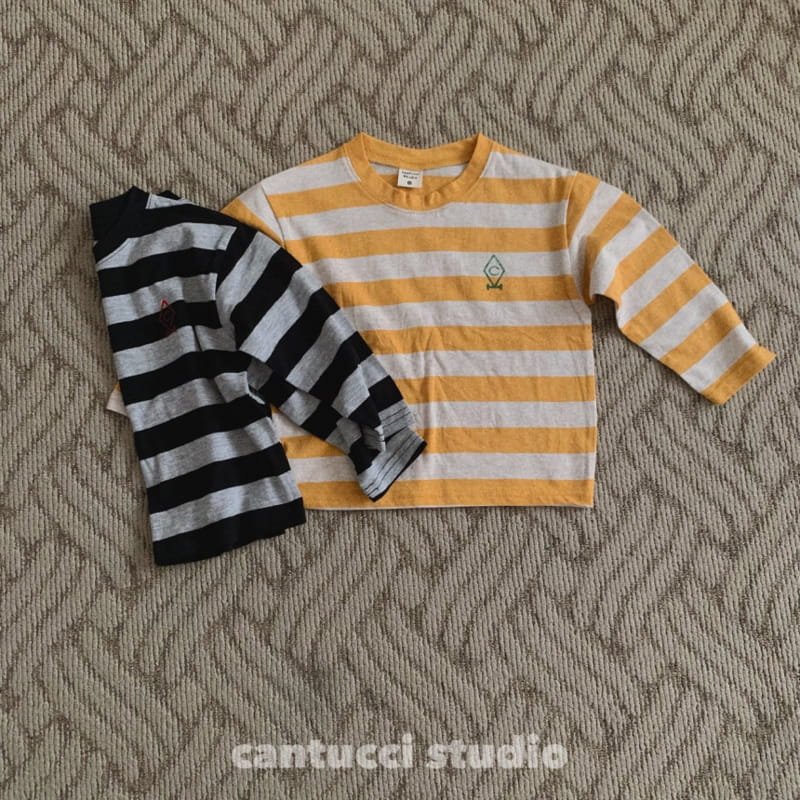 Cantucci Studio - Korean Children Fashion - #fashionkids - Pani Stripes Tee - 3