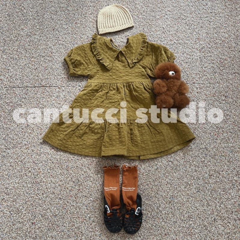 Cantucci Studio - Korean Children Fashion - #stylishchildhood - Sailor Collar One-piece - 6
