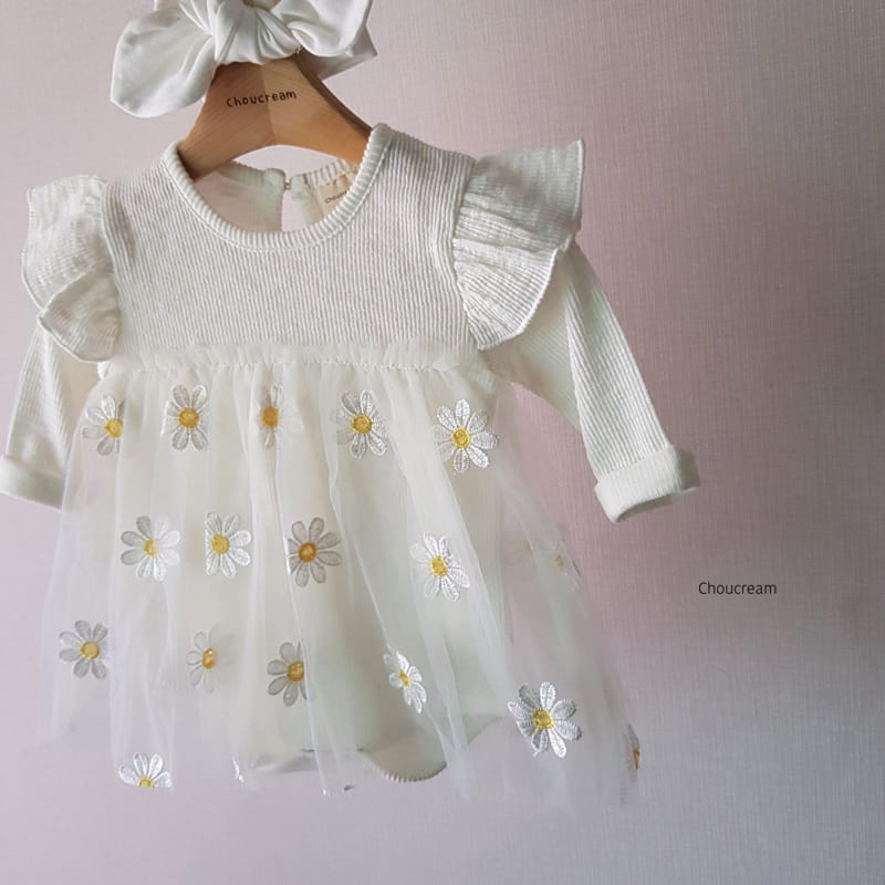 Choucream - Korean Baby Fashion - #babyboutique - Daisy Bodysuit - 6