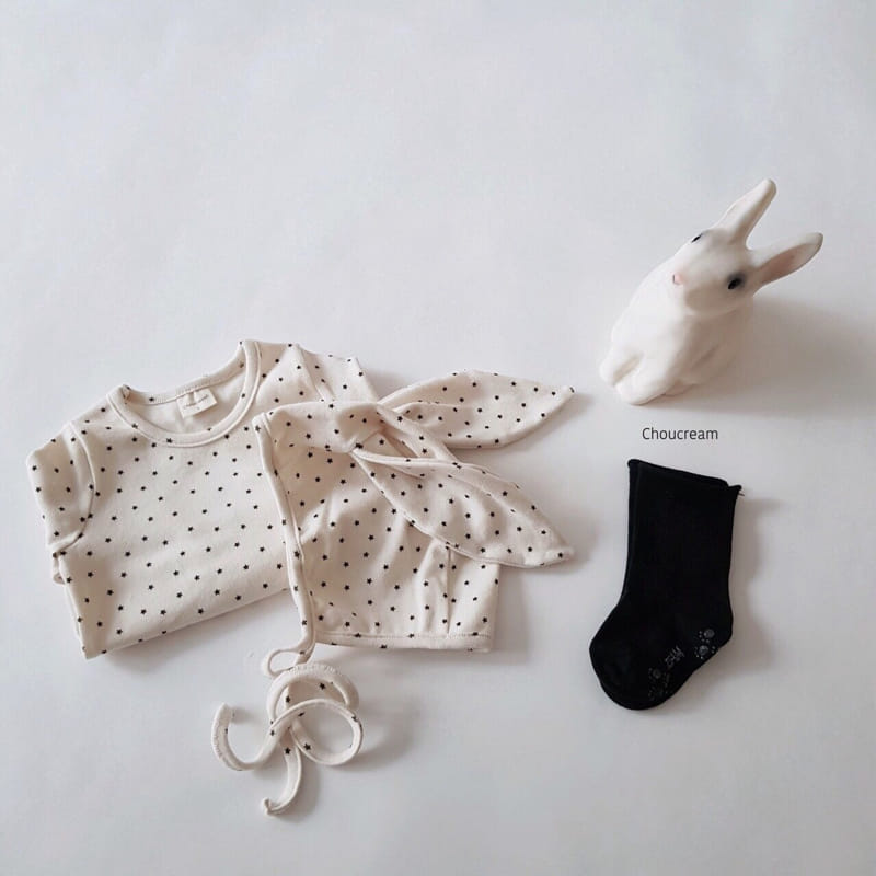 Choucream - Korean Baby Fashion - #babyboutique - Rabbit Bonnet Bodysuit - 5