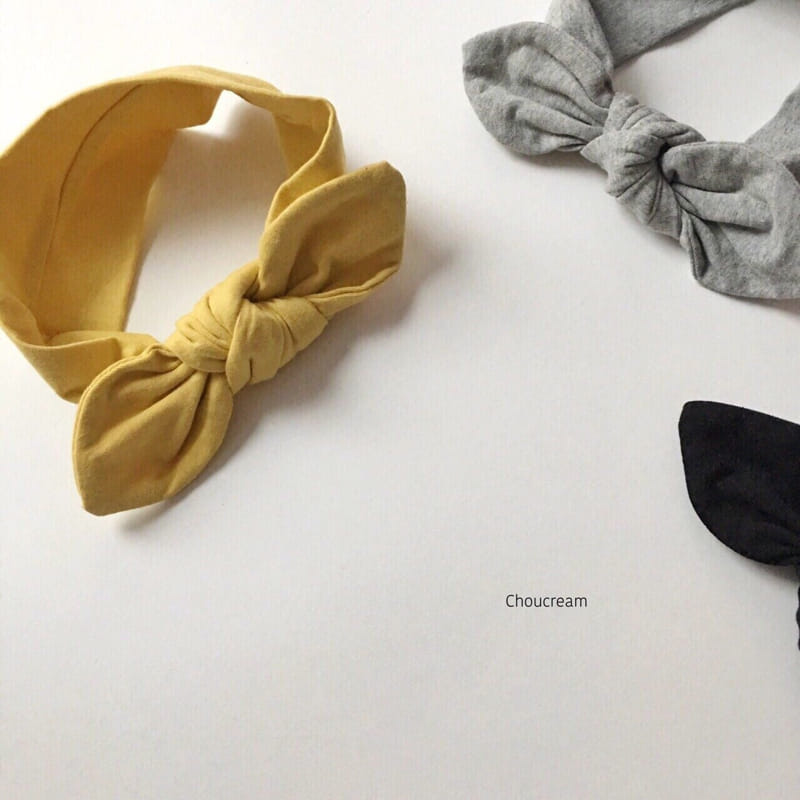 Choucream - Korean Baby Fashion - #babyclothing - Muzi Ribbon Hairband - 3