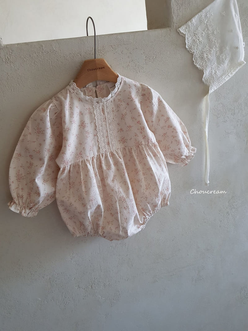 Choucream - Korean Baby Fashion - #babyfashion - Lovely Lace Bodysuit - 3