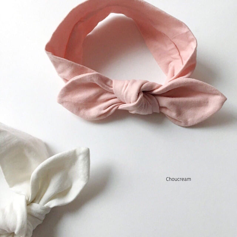 Choucream - Korean Baby Fashion - #babyfever - Muzi Ribbon Hairband - 5