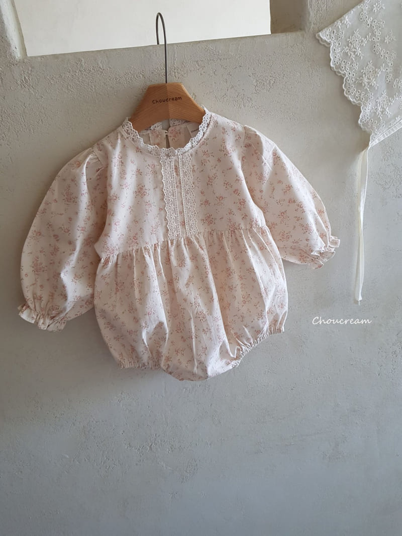 Choucream - Korean Baby Fashion - #babygirlfashion - Lovely Lace Bodysuit - 5