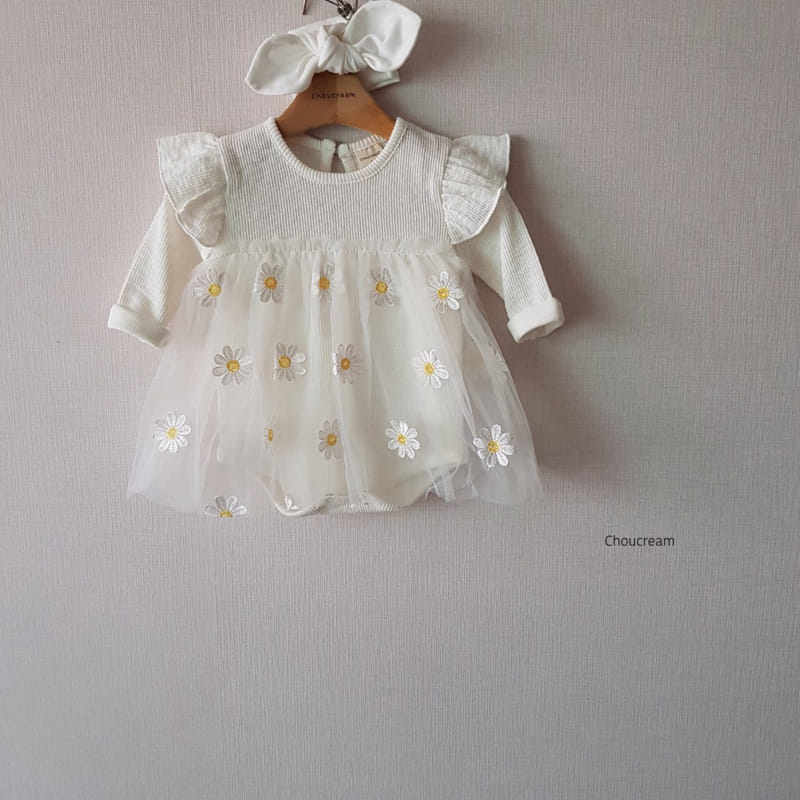 Choucream - Korean Baby Fashion - #babyoutfit - Daisy Bodysuit