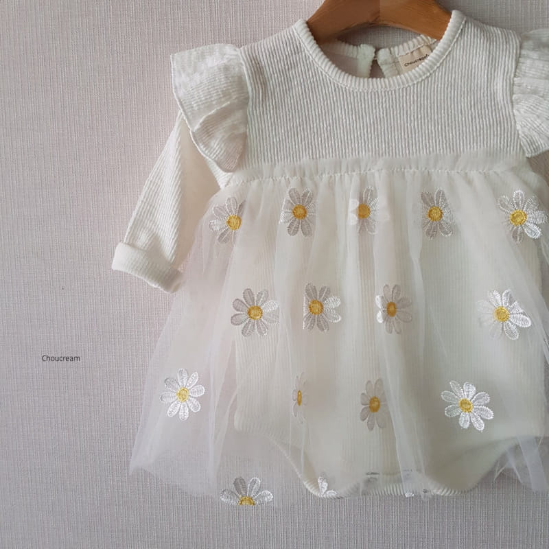 Choucream - Korean Baby Fashion - #onlinebabyboutique - Daisy Bodysuit - 3
