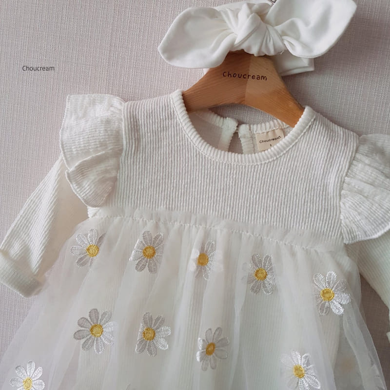 Choucream - Korean Baby Fashion - #onlinebabyboutique - Daisy Bodysuit - 4