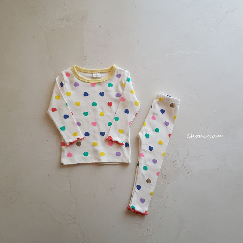 Choucream - Korean Baby Fashion - #onlinebabyshop - Heart Candy Easywear