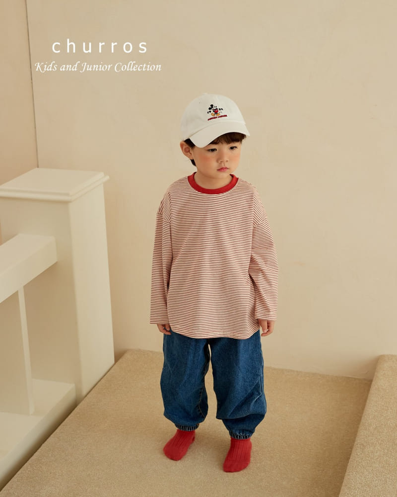 Churros - Korean Children Fashion - #Kfashion4kids - Denim Pants