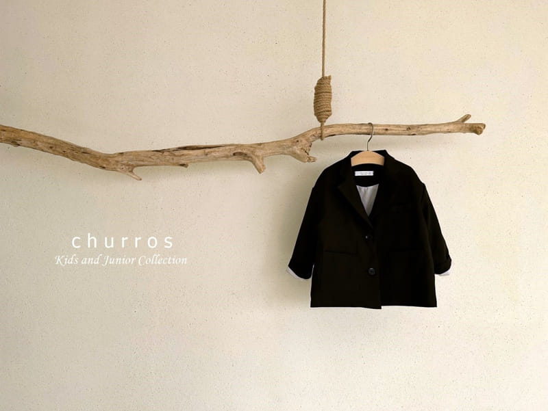 Churros - Korean Children Fashion - #designkidswear - Ean Button Jacket - 6