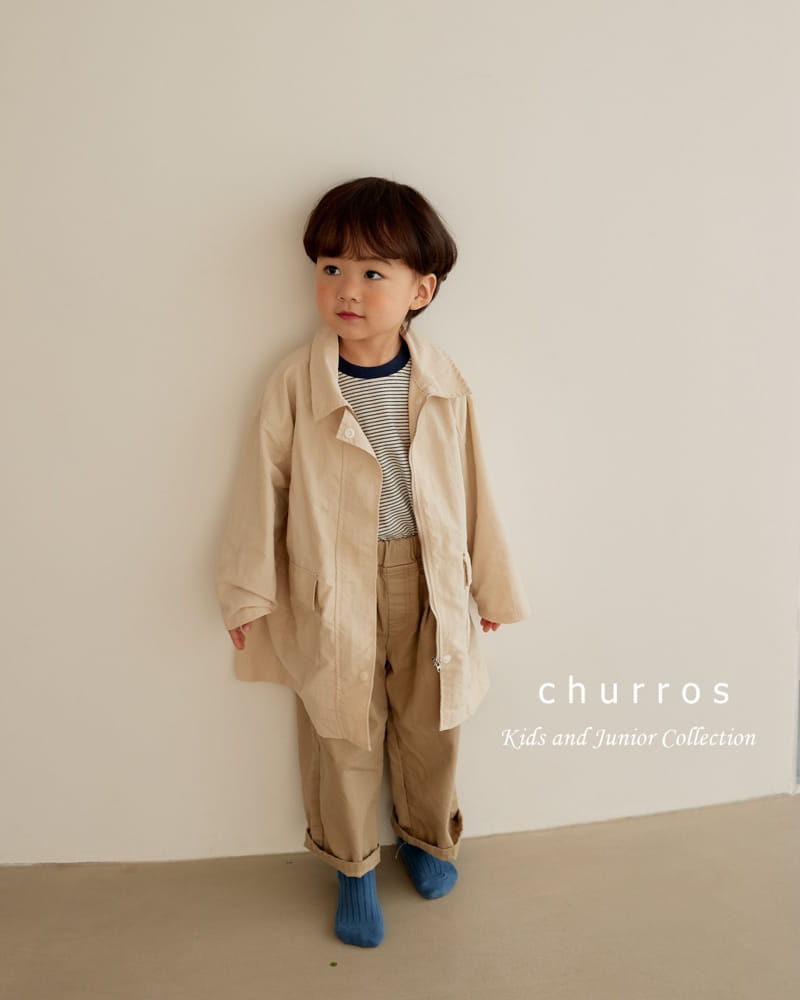 Churros - Korean Children Fashion - #childrensboutique - Stripes Washing Tee - 4