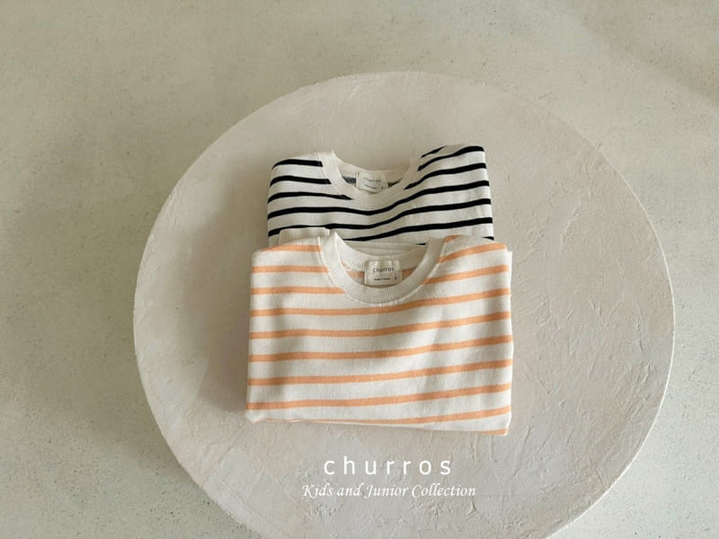 Churros - Korean Children Fashion - #discoveringself - Stripes Sweatshirt - 6
