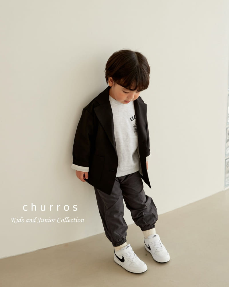 Churros - Korean Children Fashion - #fashionkids - Ean Button Jacket - 8