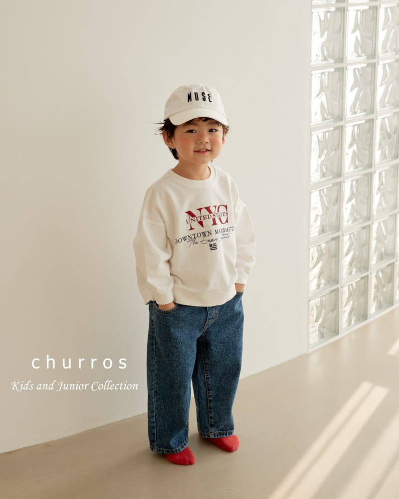 Churros - Korean Children Fashion - #fashionkids - Wide Jeans - 2