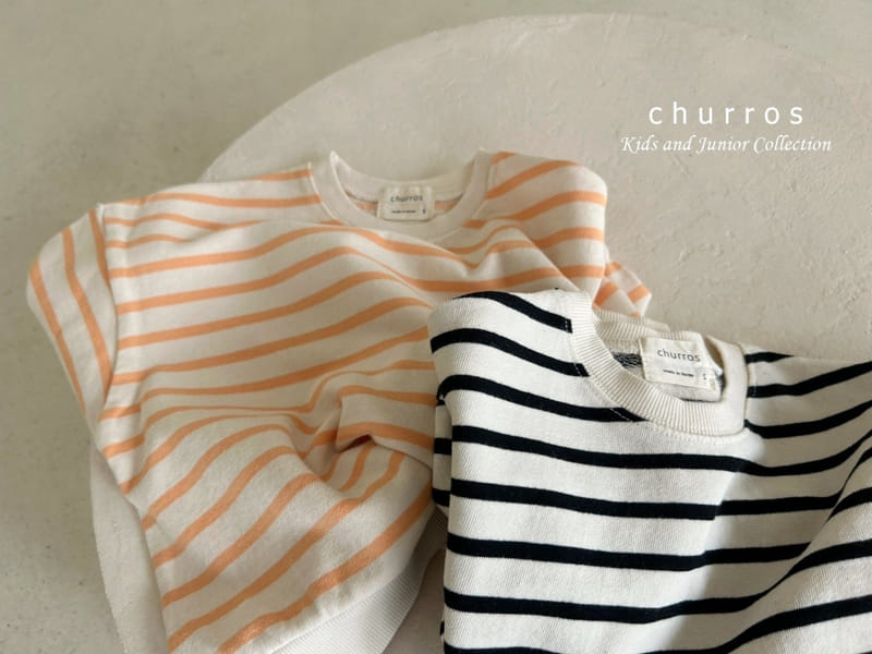 Churros - Korean Children Fashion - #kidsstore - Stripes Sweatshirt - 9