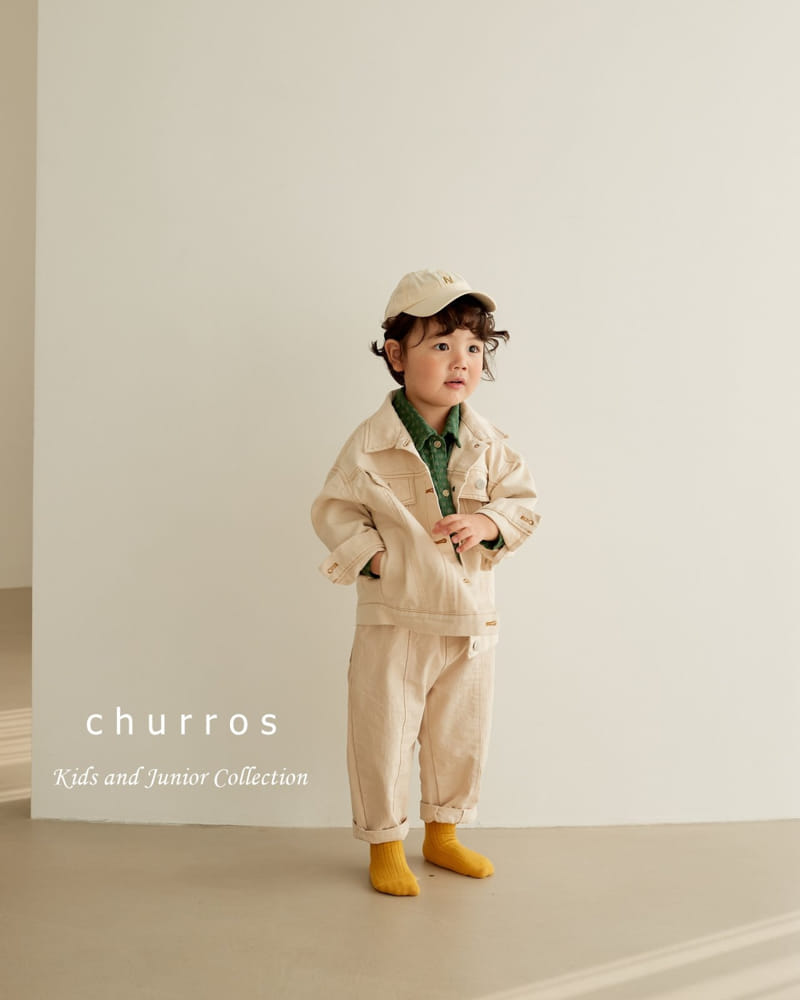 Churros - Korean Children Fashion - #kidsstore - Overfit Jacket - 5
