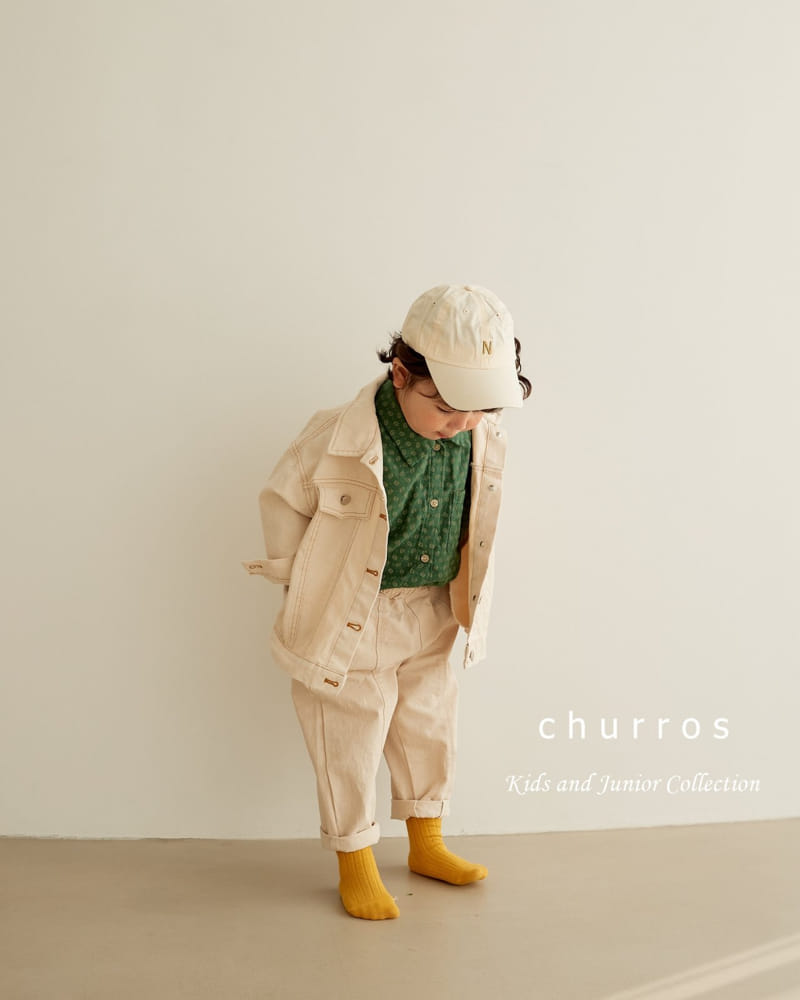 Churros - Korean Children Fashion - #kidzfashiontrend - Overfit Jacket - 6