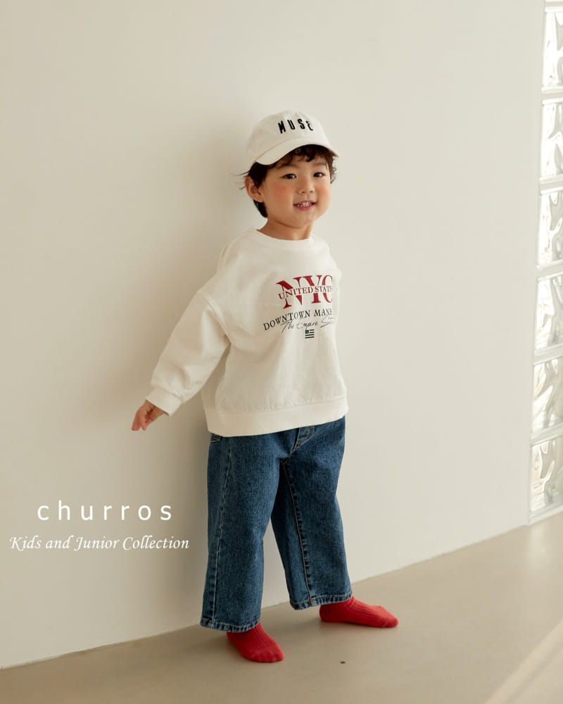 Churros - Korean Children Fashion - #kidzfashiontrend - Wide Jeans - 5