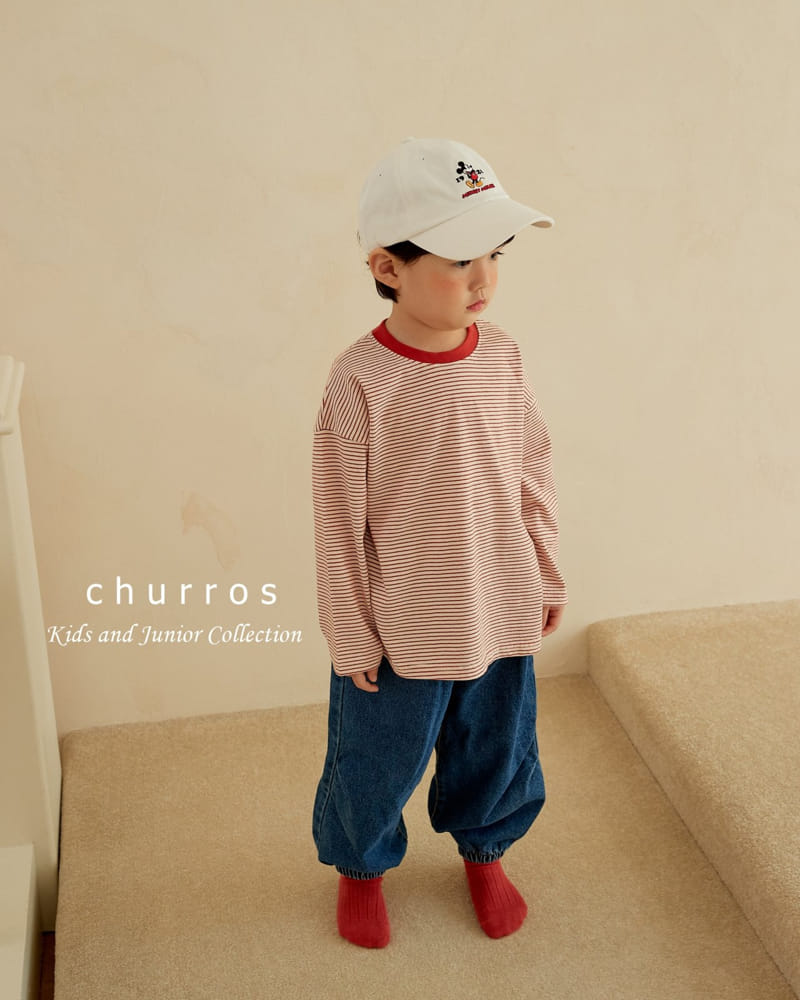 Churros - Korean Children Fashion - #magicofchildhood - Denim Pants - 4