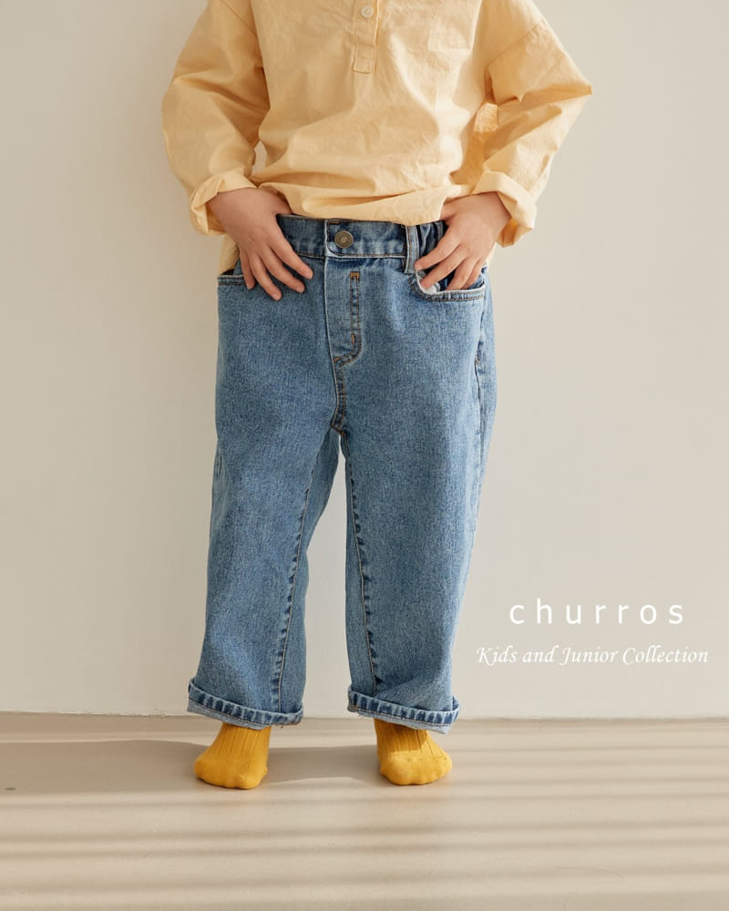 Churros - Korean Children Fashion - #prettylittlegirls - Wide Jeans - 10