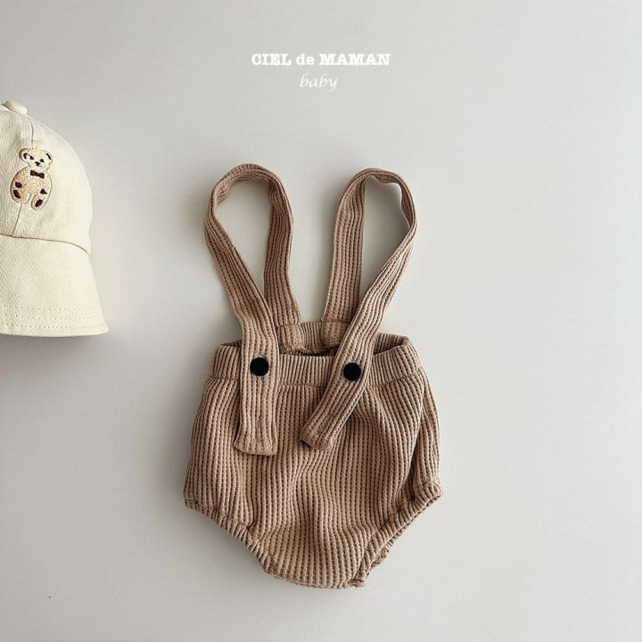 Ciel De Maman - Korean Baby Fashion - #babyboutique - Waffle Dungarees