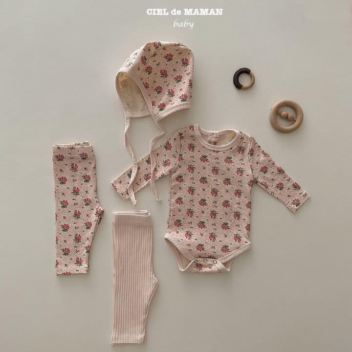 Ciel De Maman - Korean Baby Fashion - #babyboutique - Flower Lounge Set - 8