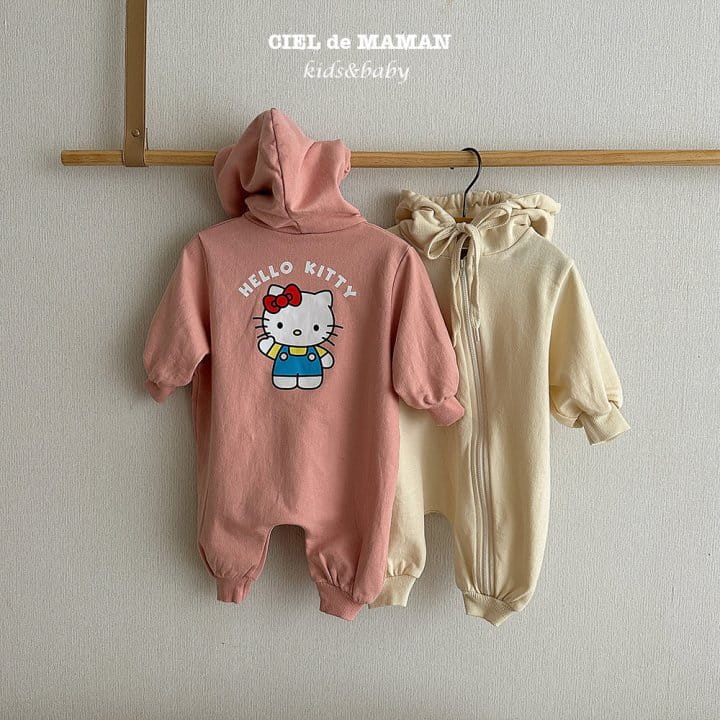 Ciel De Maman - Korean Baby Fashion - #babyboutiqueclothing - Kitty All-in-on Bodysuit - 6