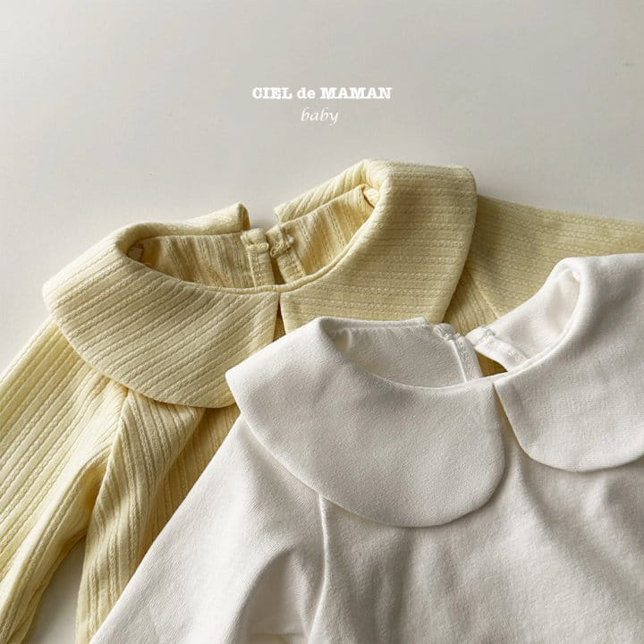 Ciel De Maman - Korean Baby Fashion - #babyboutiqueclothing - Bebe Circle Collar Tee