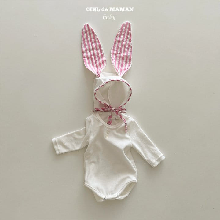 Ciel De Maman - Korean Baby Fashion - #babyboutiqueclothing - Rabbit Bodysuit - 5