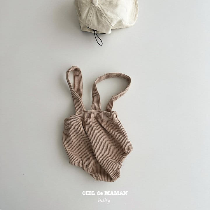 Ciel De Maman - Korean Baby Fashion - #babyboutiqueclothing - Waffle Dungarees - 2