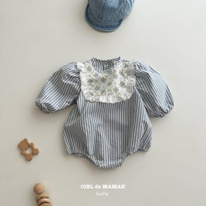 Ciel De Maman - Korean Baby Fashion - #babyboutiqueclothing - Stripes Mix Bodysuit
