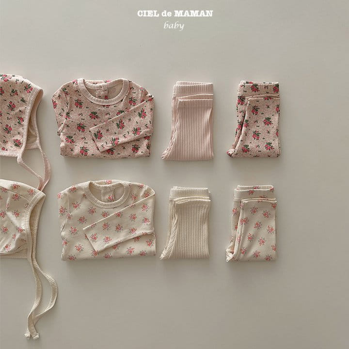 Ciel De Maman - Korean Baby Fashion - #babyboutiqueclothing - Flower Lounge Set - 10