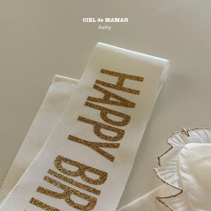Ciel De Maman - Korean Baby Fashion - #babyclothing - Birth Day Bodysuit - 5