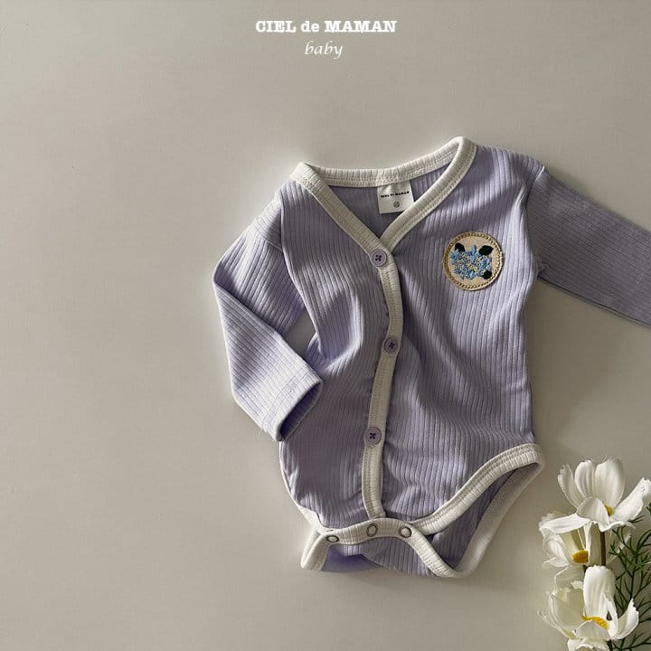 Ciel De Maman - Korean Baby Fashion - #babyfever - Flower Wapen Bodysuit - 5