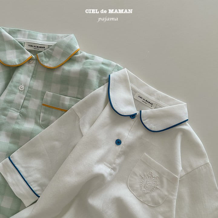 Ciel De Maman - Korean Baby Fashion - #babyfever - Sunday Pajama Apple Mint Baby - 9