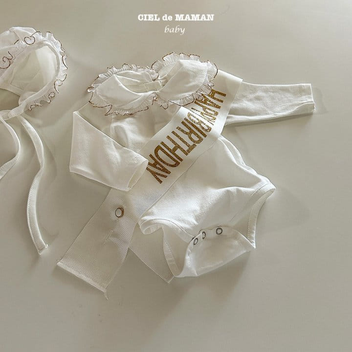 Ciel De Maman - Korean Baby Fashion - #babylifestyle - Birth Day Bodysuit - 9