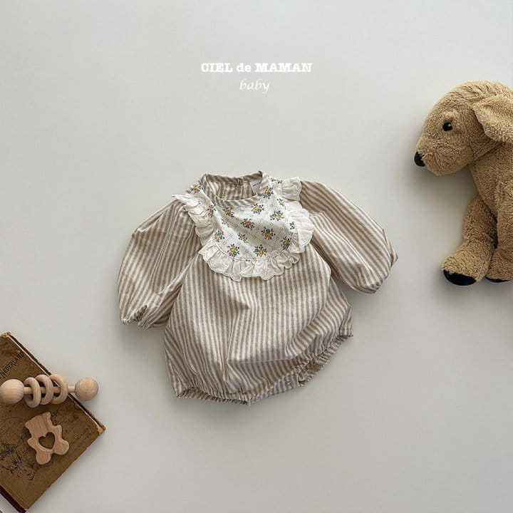 Ciel De Maman - Korean Baby Fashion - #babylifestyle - Stripes Mix Bodysuit - 6