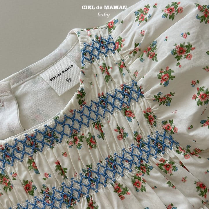 Ciel De Maman - Korean Baby Fashion - #babylifestyle - Smocking Bodysuit - 3