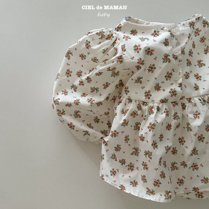 Ciel De Maman - Korean Baby Fashion - #babyoutfit - Smocking Bodysuit - 6