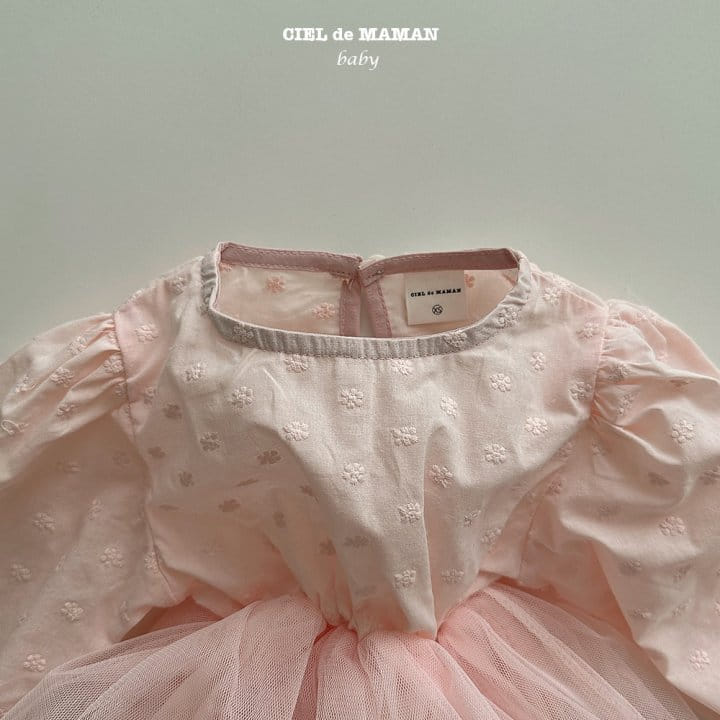 Ciel De Maman - Korean Baby Fashion - #babywear - Spring Ballet Bodysuit with Bonnet - 3