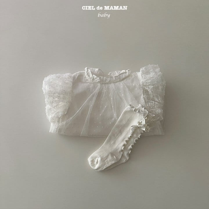Ciel De Maman - Korean Baby Fashion - #babywear - Dot Shirring Bodysuit - 6