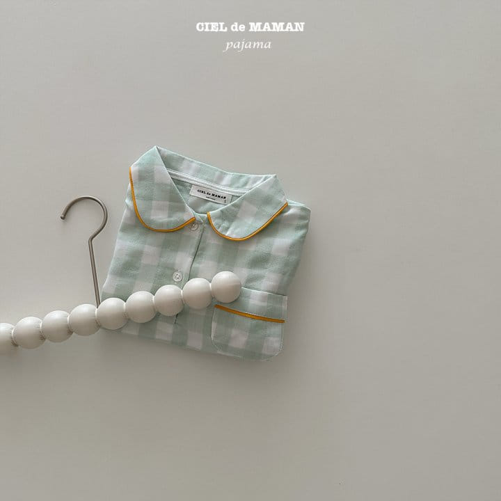 Ciel De Maman - Korean Baby Fashion - #onlinebabyboutique - Sunday Pajama Pure White Baby - 4