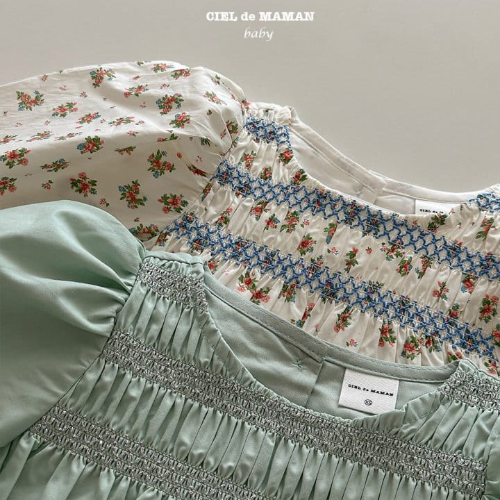 Ciel De Maman - Korean Baby Fashion - #onlinebabyshop - Smocking Bodysuit - 10