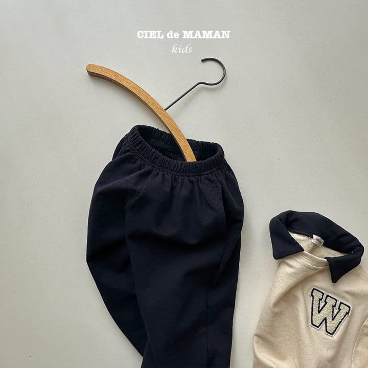 Ciel De Maman - Korean Children Fashion - #kidzfashiontrend - W Top Bottom Set - 4