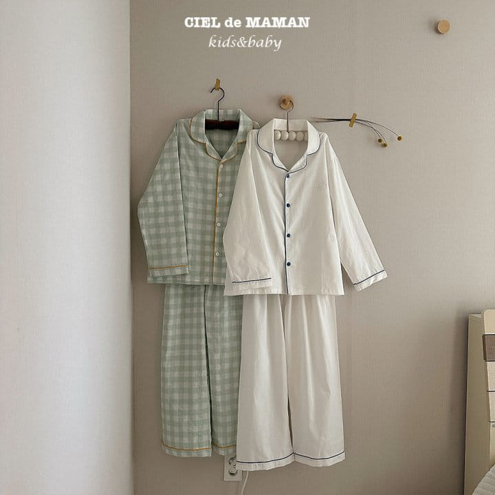 Ciel De Maman - Korean Children Fashion - #Kfashion4kids - Sunday Pajama Pure White