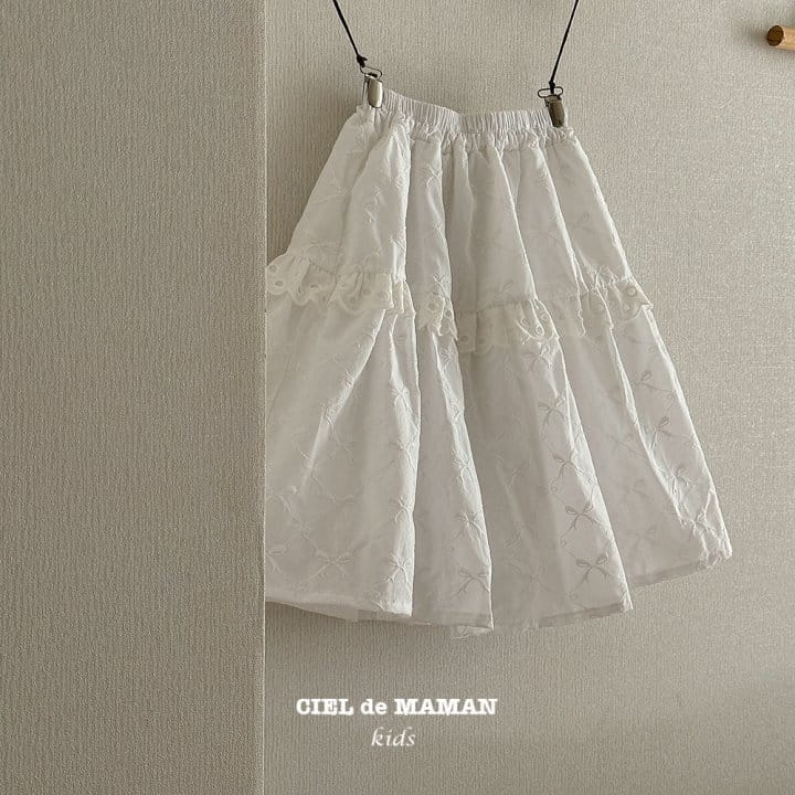 Ciel De Maman - Korean Children Fashion - #childofig - Lady Midi Skirt - 8